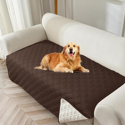 Genina Waterproof Couch Cover, Washable Anti-Slip 78inch Sofa Covers by Genina