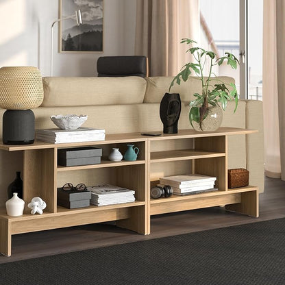 ProTuning HOLMERUD Side table, oak effect, 80x31 cm - Image 2