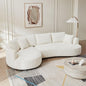 122.04'' Curved Sectional Sofa Couch by JJKFurniture-kevinplus