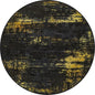 Round Area Rug Living Room: 5 ft Modern Washable Indoor Carpet | by FXRHLP