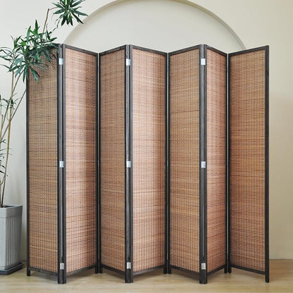 Furnnylane 7 Panel Bamboo Room Divider - Image 5