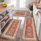 HEBE Boho Kitchen Rugs Set of 3, Non Slip Washable Kitchen Mats by HEBE
