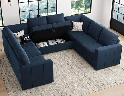 Belffin Modular Sectional Sleeper Sofa Bed - Image 3