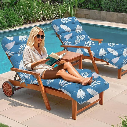 Outdoor Chaise Lounge Chair Cushion 75.1 x 22.8 x 4.7 Inches 100% Waterproof - Image 6