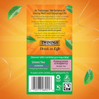 Twinings Green Tea with Pomegranate, Raspberry, & Strawberry Individually Wrapped Bags, 20 Count (Pack of 6), Caffeinated, Enjoy Hot or Iced, 120 Teabags