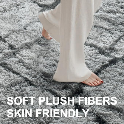 6x9 Ft Large Shag Rugs for Living Room Decor, Tie-Dyed Ultra Soft Fluffy Furry - Image 4