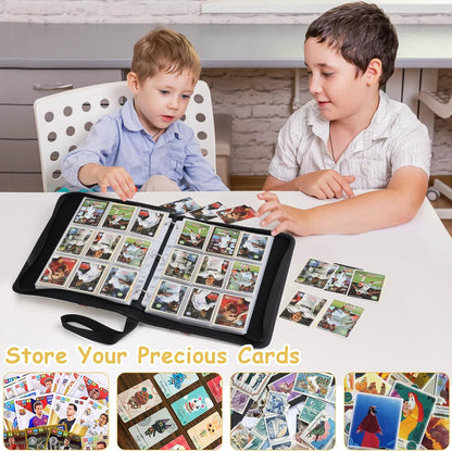 Trading Card Binder, Card Collection Binder Album Folder with 720 Side Loading Pockets, 9 Pocket Trading Card Album Folder for TGC,MTG, Baseball Cards, Yugioh