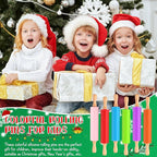 Dandat Small Rolling Pin Kids 12 Inch Mini Silicone Rolling Pin for Baking Non Stick Kids Dough Roller with Wooden Handle for Kitchen Cookie Pastry Fondant Cake 6 Colors (12 Pcs)