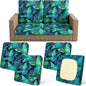 4Pcs Patio Cushion Covers Stretch Outdoor Furniture Protector Slipcovers | by pickyNproud
