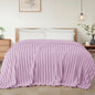 Exclusivo Mezcla Striped Twin Size Fleece Blanket by ExclusivoMezcla