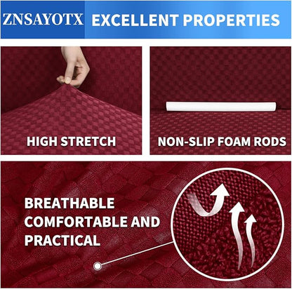 ZNSAYOTX 1 Piece Jacquard Couch Covers - Image 5