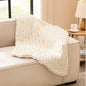 L'AGRATY Chunky Knit Throw Blanket by LAGRATY