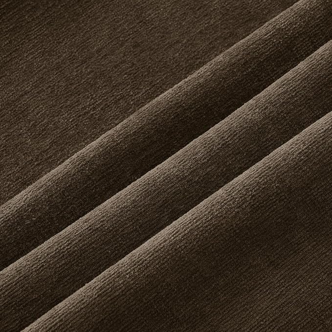 MIULEE Chocolate Brown Chenille Couch Throw Pillow Covers, 18x18 | Set of 2 - Image 7