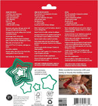 R&M International Star Tree Cookie Cutters to Make 3D Tree, 10-Piece Plastic Set