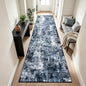 Rugflix 2'6"x10' Runner Rug for Hallway, Washable Navy Blue Long Runners | by RugflixAreaRugs
