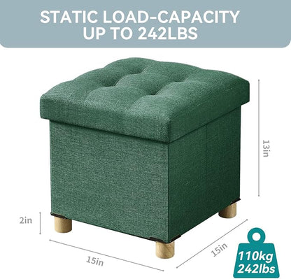 BRIAN & DANY Ottoman with Storage, Small Storage Ottoman - Image 2