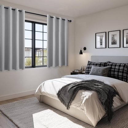 Blackout Curtains for Bedroom, 52 x 54 Inch, 2 Panels | Thermal Insulated & - Image 6