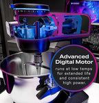 GE Profile Smart Stand Mixer w/Built-In Smart Scale & Auto Sense Technology, 7qt Stainless Steel Bowl, 11 Speed l Dough Hook, Beater, 11-wire whip l works w/Amazon Alexa & Google Home l Stone White