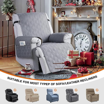 VANSOFY 100% Waterproof Recliner Chair Covers, Recliner Cover Non-Slip Dog - Image 3