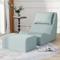 Giant Bean Bag Chair for Adults, Corduroy Chaise Lounge by SnugSofeeFoamSofa