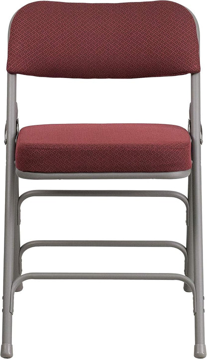 Flash Furniture 2 Pack HERCULES Series Premium Curved Triple Braced & Double - Image 5