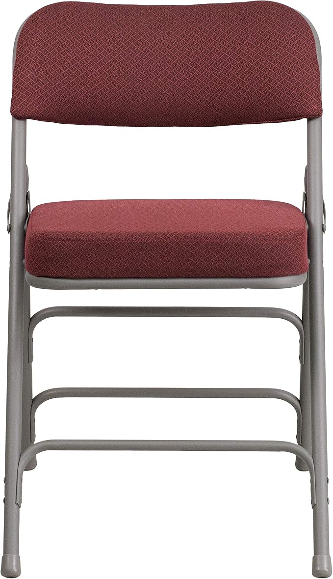 Flash Furniture 4 Pack HERCULES Series Premium Curved Triple Braced & Double - Image 5