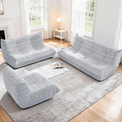 Bean Bag Loveseat Chair Big Sofa Beanbag Chair - Image 8