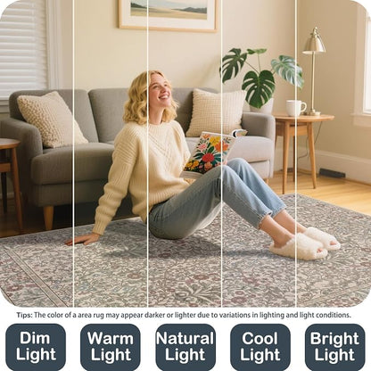 Washable 2'6" x 8' Runners for Hallways, Non Slip Long Floor Runner for Kitchen - Image 4