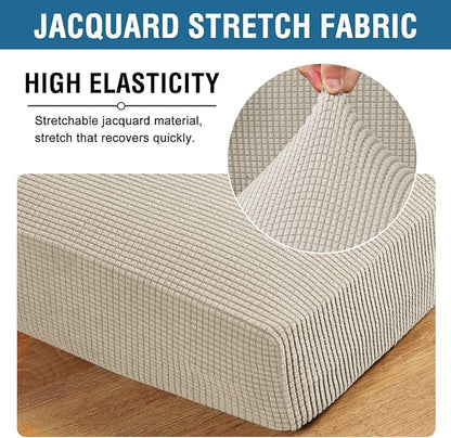 H.VERSAILTEX Super Stretch Individual Seat Cushion Covers Sofa Covers Couch - Image 4