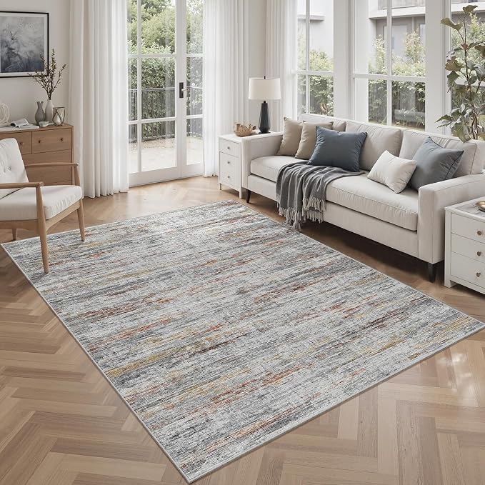Washbale Rugs 3x5 Ultra Soft Area Rug, Non Slip Indoor Entryway Rugs, Stain - Image 7