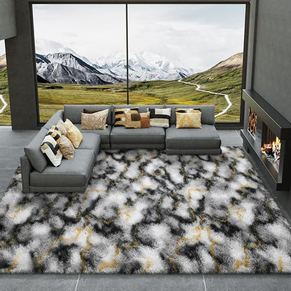 LOCHAS Area Rugs Fluffy Living Room Carpets - Image 2