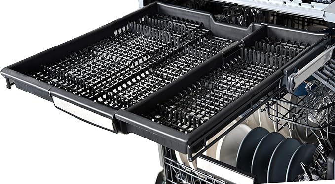 Kenmore 24" Built-in Stainless Steel Tub Dishwasher EasyFlex 3rd, SmartWash, UltraWash, TurboDry, MoreSpace Plus Adjustable Rack, Energy Star Certified, White