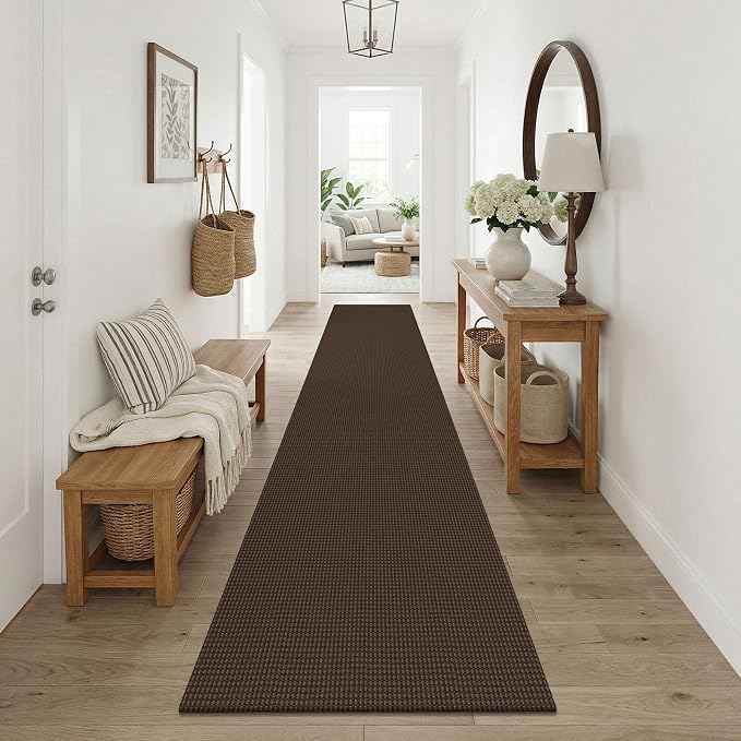 KOZYFLY Cotton Runners Rugs for Hallway 2.5'x10', Washable Runner Rug, Woven - Image 8