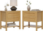 EYYTHUNG Farmhouse Nightstand Set of 2 by EYYTHUNG