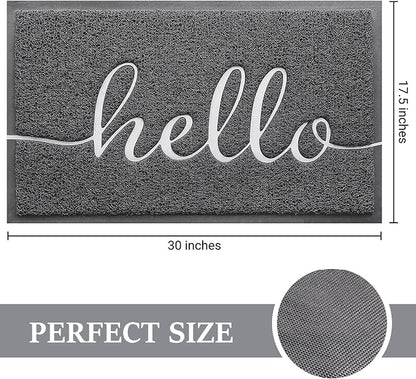 Door Mat Welcome Mat Floor Mat for Entryway, High Traffic Areas | Low Profile - Image 3