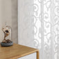 Furman White Kitchen Curtains Tiers 36 inch Length, Light Filtering Soft Airy by OWENIE