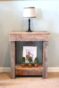 Doug and Cristy Designs Natural Rustic End Table by DougandCristyDesigns