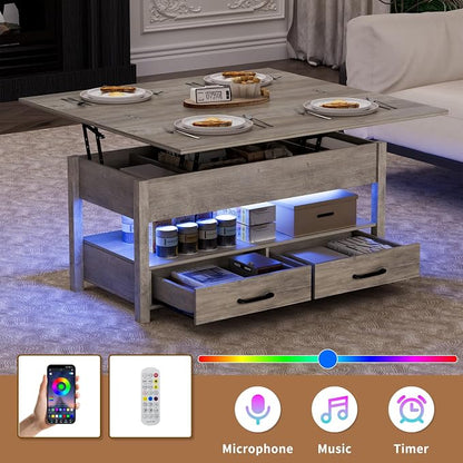 SYESWAY 42'' Lift Top Coffee Table - Image 4