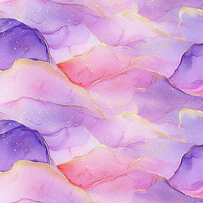 HOMETITUTE Pastel Watercolor Wallpaper Peel and Stick Purple Pink Gradient - Image 2