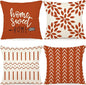 YCOLL Fall Pillow Covers 16x16 Set of 4, Modern Sofa Throw Pillow Cover by PillowCoversExpert