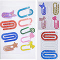 Resin Bookmark Mold Silicone Molds for Epoxy Paperclips, 9-in-1 Heart & Star Shapes, Quick Release Craft Supplies, Gift for Book Lovers