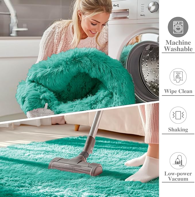 OLANLY 6x9 Machine Washable Large Area Rugs - Image 2