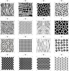 Leopard 5.5x5.5in Cheetah Animal Cow Print Skin Reusable Painting Template Stencils for Cake, Cookie Decorating & DIY Projects