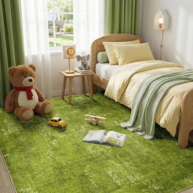 RELEANY Washable 5'x7' Abstract Area Rug - Image 3