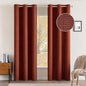 MIULEE 100% Blackout Linen Curtains by MIULEE