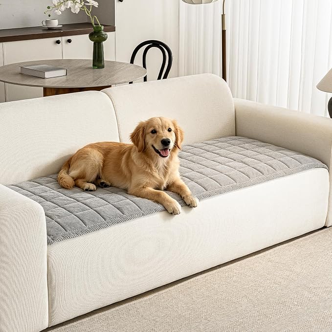 Couch Covers for Dogs Washable, 27.6"x82.7" Non Slip Couch Covers for Loveseat by PJLZJFBY