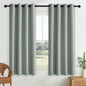 NICETOWN Full Shade Faux Linen Curtains 63 inches Long by NICETOWN