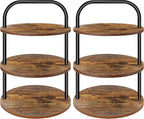 Cupcake Stand, Wooden Cupcake Stand for 100 Cupcakes 3 Tier Large Dessert Table Display Set Cupcake Tower Tiered Tray Stand Serving Tray for Party Supplies Vendor Display Farmhouse Decor
