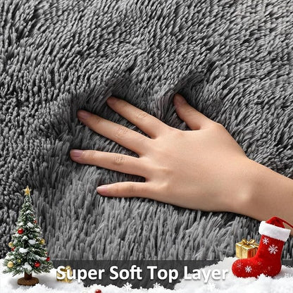 Ophanie Runner Rug for Hallway, 2x7 Washable Non-Slip Fluffy Soft Bedside Rugs - Image 3