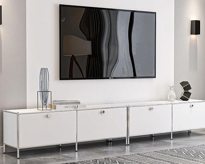Metal Low Board Storage Cabinet - Image 2